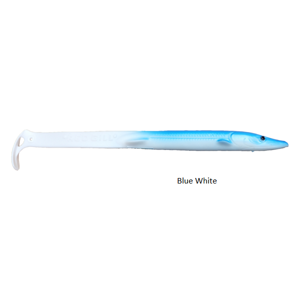 RED GILL 115mm  Evolution Sandeels BLUE WHITE 