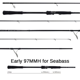 Alternative view of Yamaga Blanks Early for Seabass