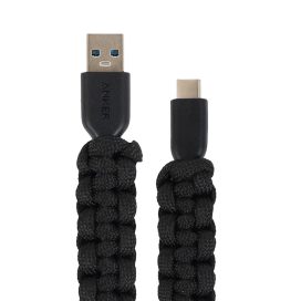 Alternative view of Dress Paracord USB Cable