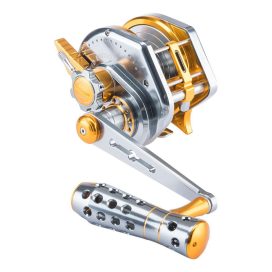 Alternative view of Jigging Master WIKI VIP Limited Edition Reel Titanium/Gold 