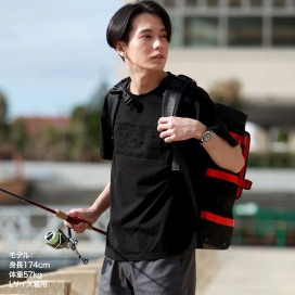 Alternative view of Dress Embossed Logo T-Shirt (Black)