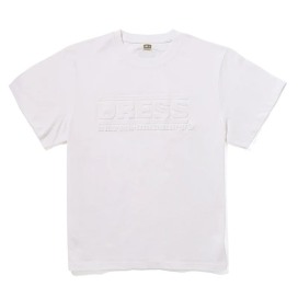 Alternative view of Dress Embossed Logo T-Shirt (White)