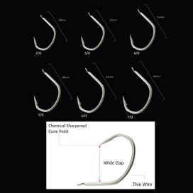 Alternative view of MGFA Ichikawa J-Spike Jigging Hook