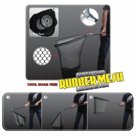 Alternative view of MGFA Rod Ford Quickflip Rubber Mesh Landing Net