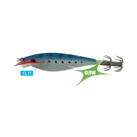 Alternative view of Yo-Zuri Squid Jig Ultra Cloth Clear Body SS